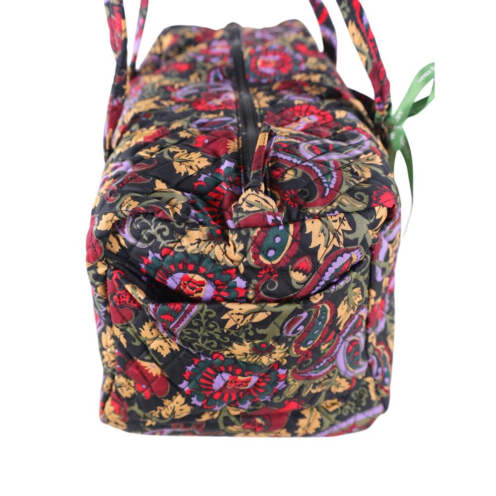 Vera Bradley Quilted Cotton Original Duffel Bag - Midnight Garden Paisley - NWT - Picture 7 of 9